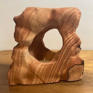 Sand Stone Tea Light Decortive Holder